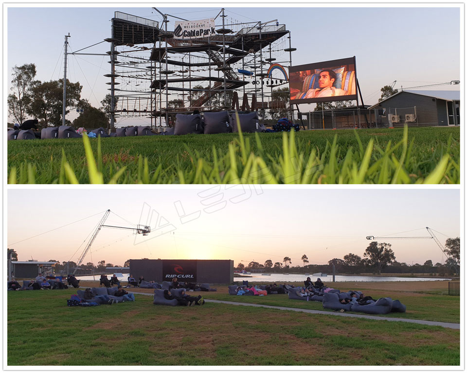 LEDFUL OF6 Outdoor LED Display Installed in the Biggest Cable Park in Australia