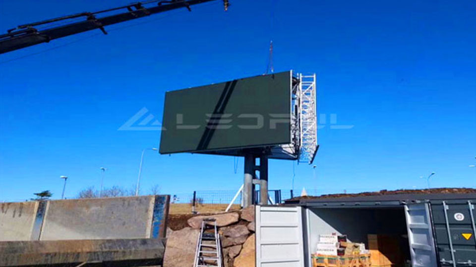 Myanmar Outdoor Three Sided Advertising Display