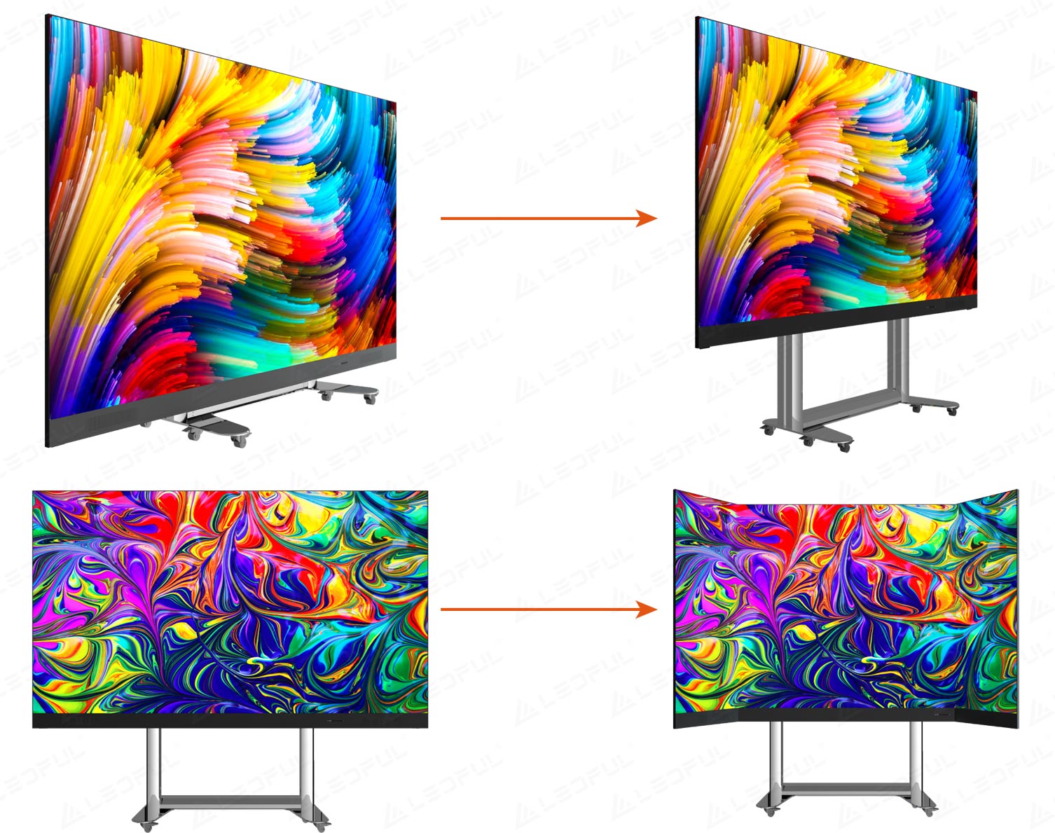 0~65cm Liftable | Two Sides 120cm Foldable