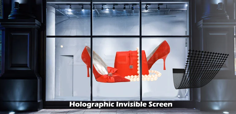 holographic invisible screen