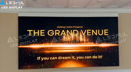 2.5mm Pixel Pitch LED Screen Solution for American Lecture Halls